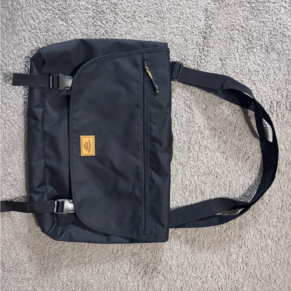 Timberland Black Laptop Messenger Bag
